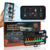 8 Gang Switch Panel (app) Circuit Control Box with Automatic Dimming Switch Box Waterproof LED Button Switch Electronic Relay - APP-